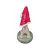 Eiffel Tower Christmas candle holder with sparkling holiday decor