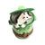 Cat in Green Trashcan Limoges Box Porcelain Figurine-cat home furniture limoges box-CH29273