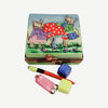 Paint Set Blocks Mice Mushroom Limoges Box Porcelain Figurine-baby-CH3S363