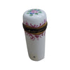 White Cyllinder Tall Pill-LIMOGES BOXES traditional-CH11M105