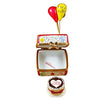 Birthday Cake with Balloons and Confetti Limoges Box - Limoges Box Boutique