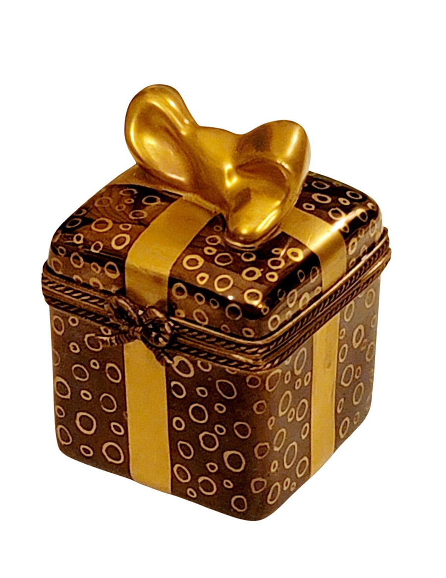 Black Gold Gift Box Present