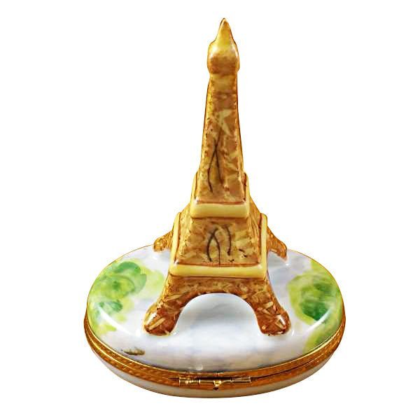 Brown Eiffel Tower Paris in intricate detail and craftsmanship 