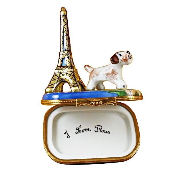 Eiffel Tower with Jack Russell Terrier