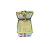 Lovely heart-shaped gift box with dangling heart decoration