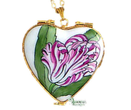 Heart Pendant: Tulip