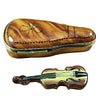 Maplewood Violin Case with Violin Limoges Box - Limoges Box Boutique