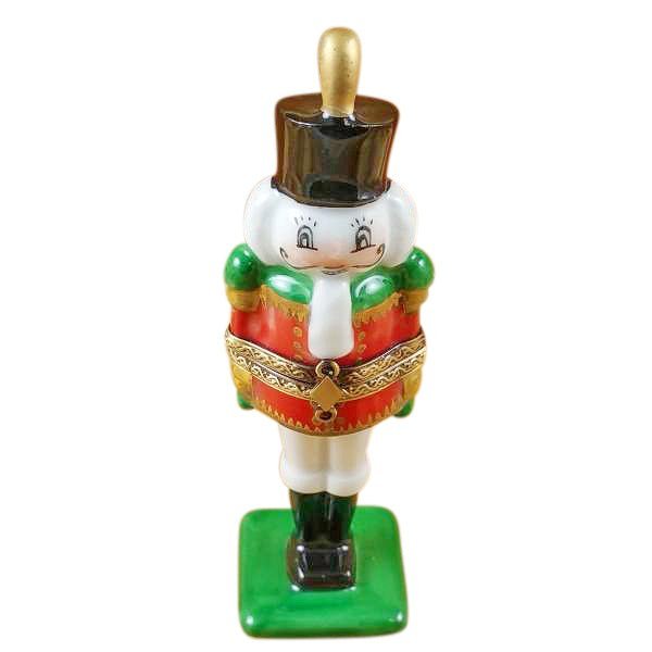 Nutcracker on Flat Green Base