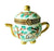 Oriental teapot with traditional Chinese design and elegant boule shape 