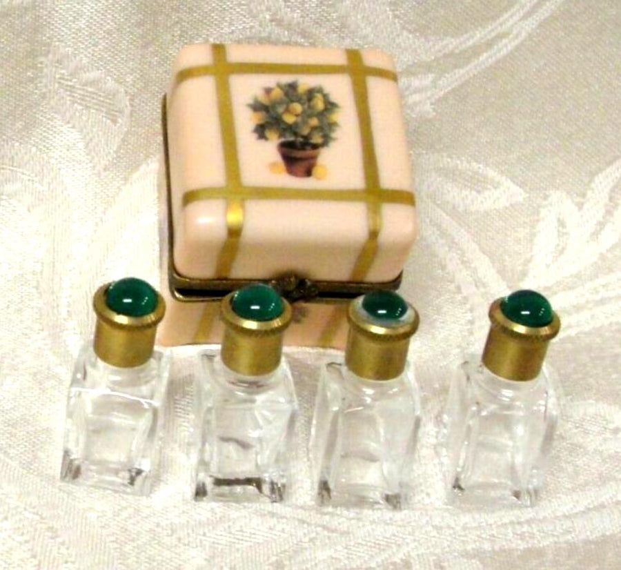 Vintage Perfume Chest with Rare Tree Fruit