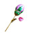 Pink Long Stem Rose with Removable Petal