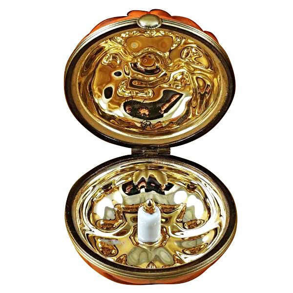 Jackolantern Gold Inside - Limoges Box