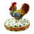 Rooster on White Base