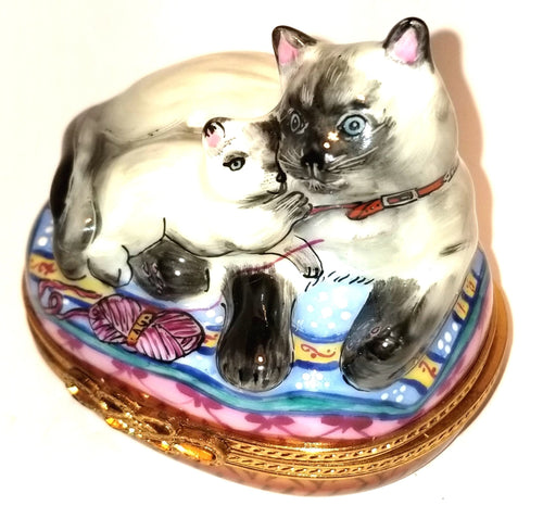 Siamese Cat and Kitten Limited Edition Figurine