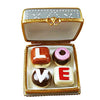 Square Box with Love Truffles