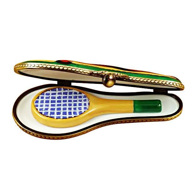 Tennis racquet with case for easy transport and protection 