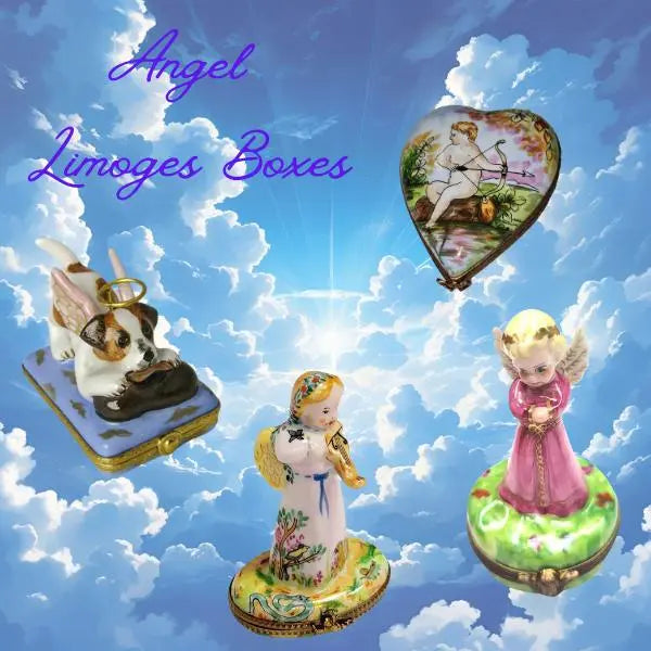 Angel Porcelain Limoges Box Luxury Handcrafted Angel Figurines
