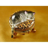 Cat Kitten Figurines Limoges Boxes