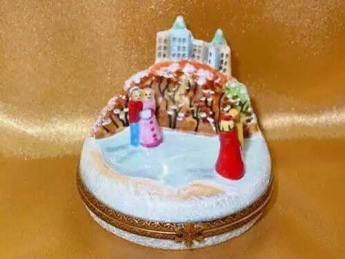 Luxury Christmas Trinket Box Collection Authentic Limoges