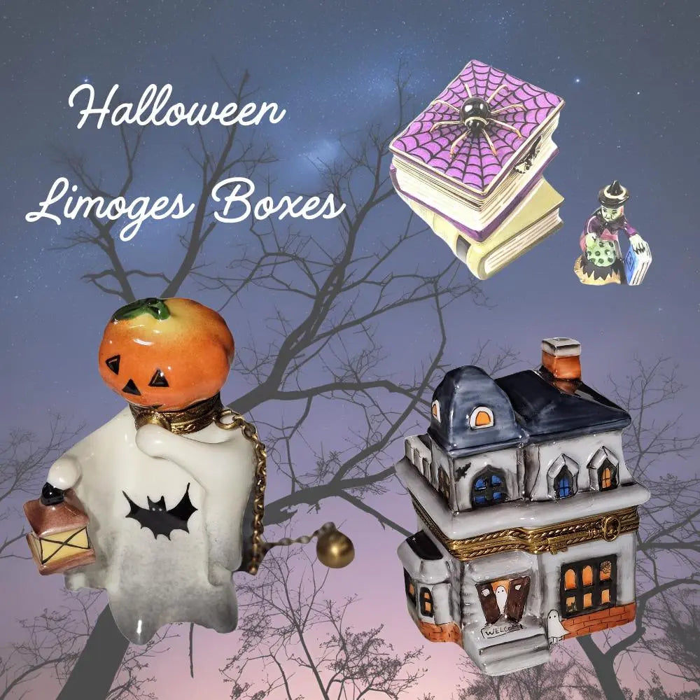 Halloween figurines collectibles Limoges Boxes Collection