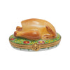 Roast Thanksgiving Turkey with golden brown crispy skin and juicy meat