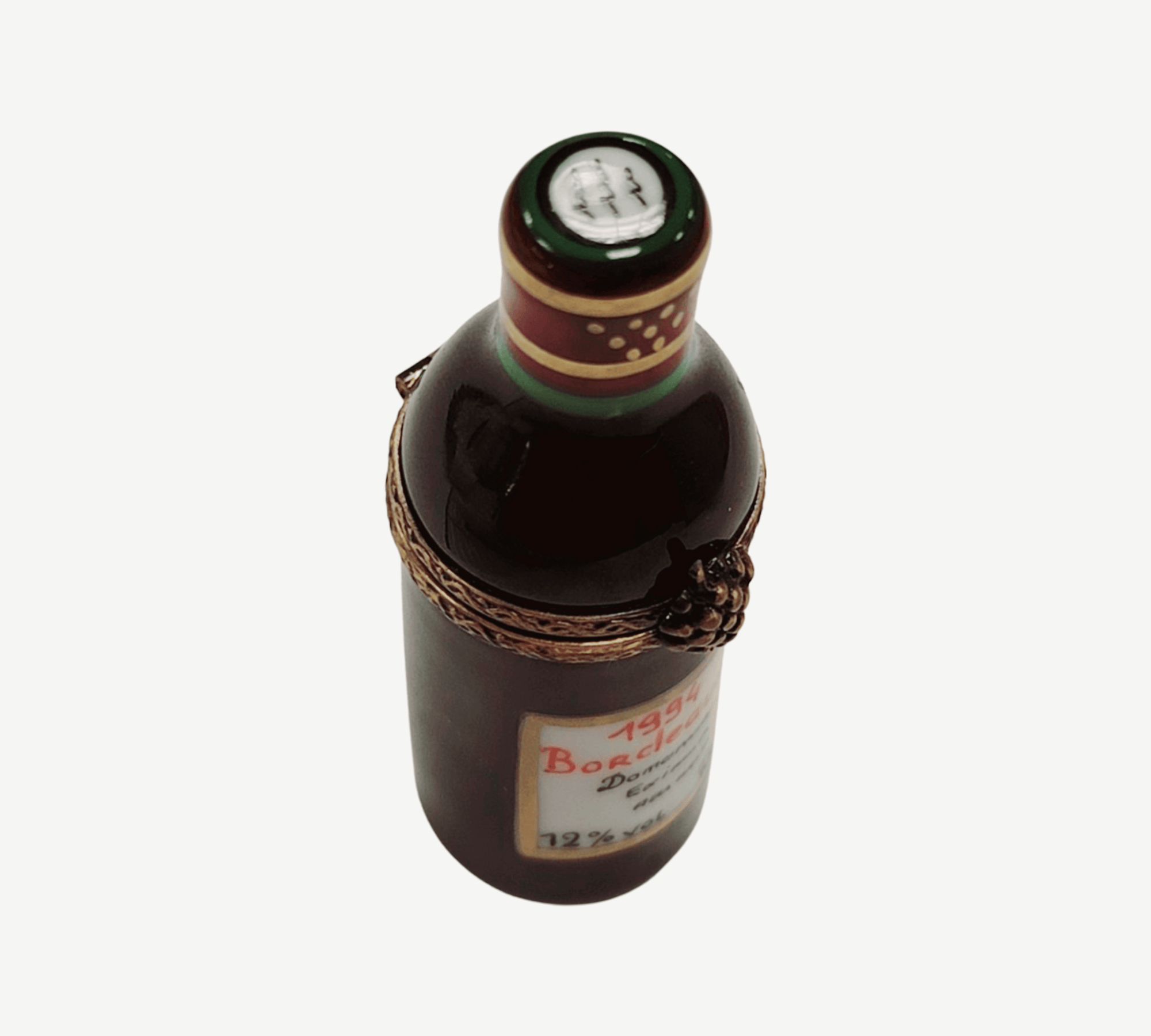 1994 Bordeaux Wine Limoges Box Porcelain Limoges wine French Trinket Box