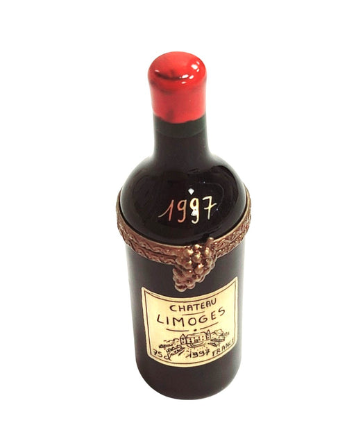 1997 Chateau Wine Limoges Box Porcelain Limoges wine French Trinket Box