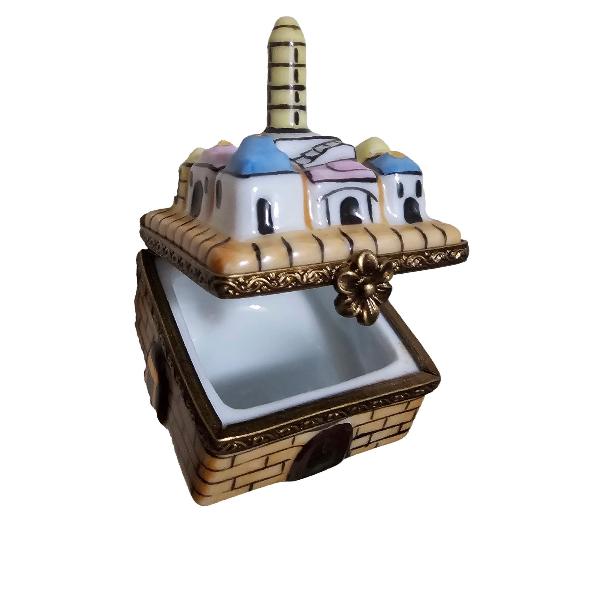 Jerusalem Dreidel Limoges Box Porcelain Limoges Religion religious French Trinket Box