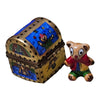 Teddy Clown Delight Box Porcelain Limoges Kids teddy baby French Trinket Box