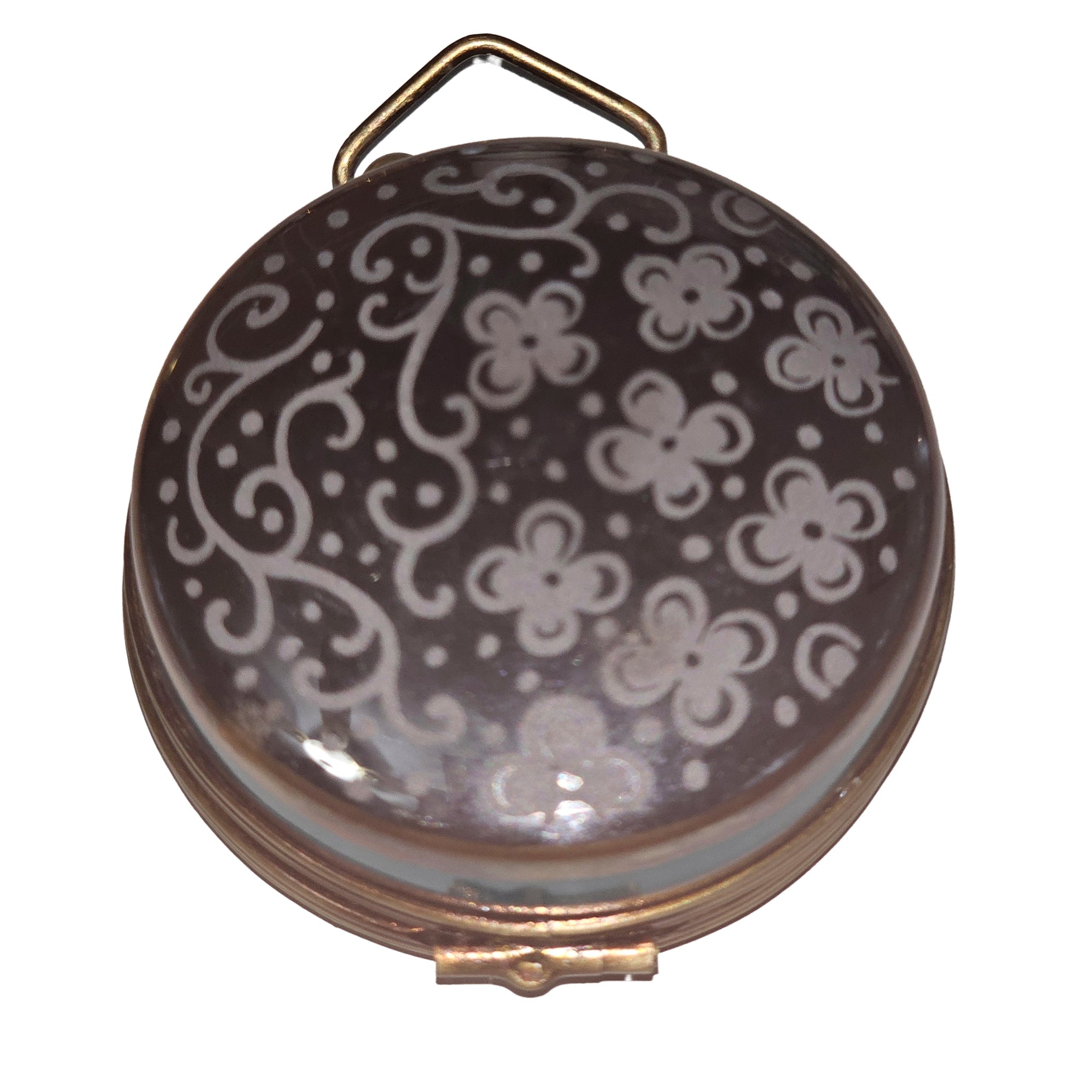 Limoges Pocket Watch Elegance Porcelain Limoges Furniture home fashion French Trinket Box