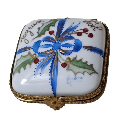 Joyeux Noel Christmas Limoges Box Porcelain Limoges christmas French Trinket Box
