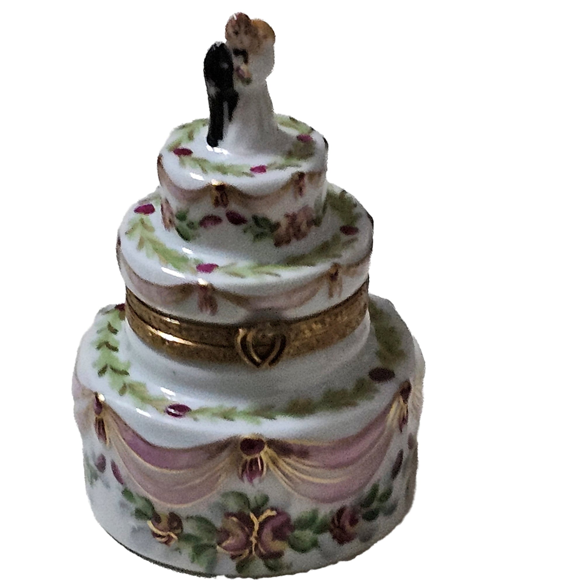Wedding Cake Limoges Box Delight Porcelain Limoges wedding French Trinket Box