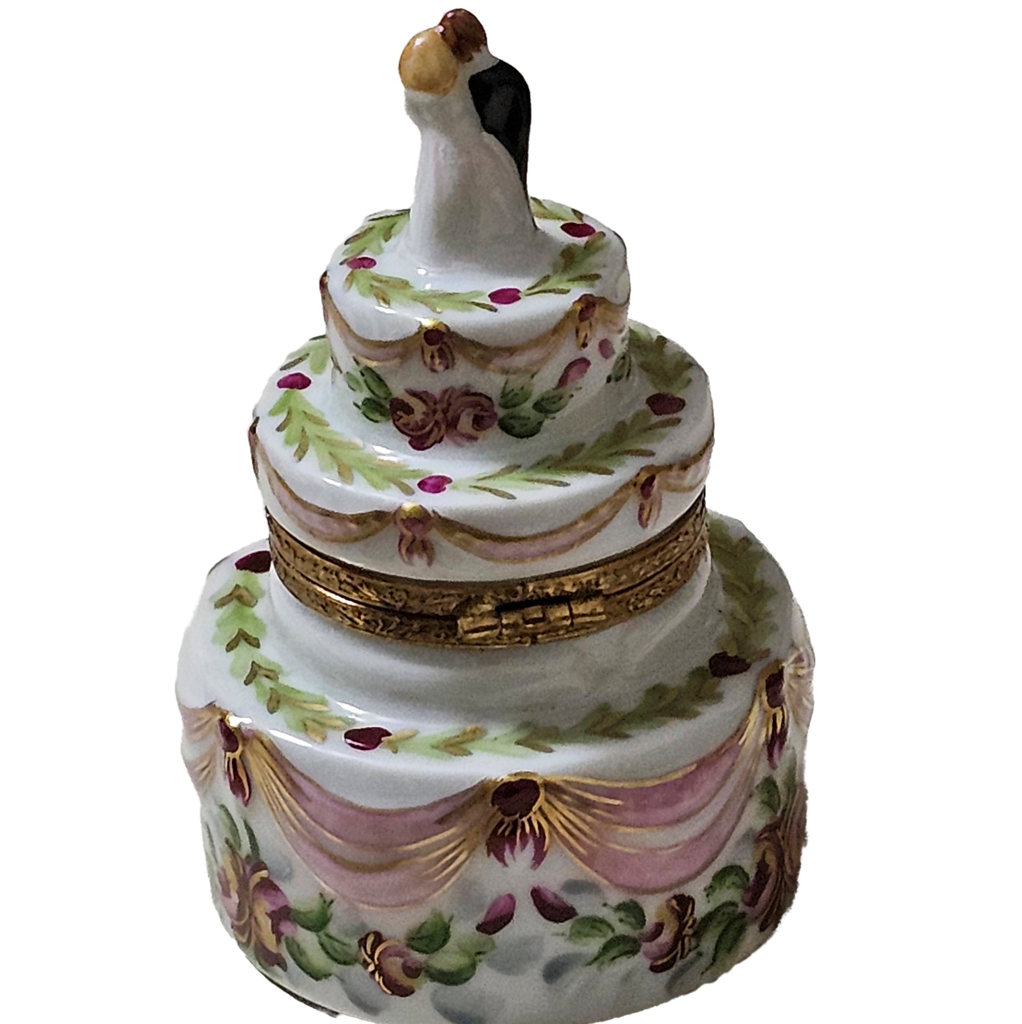 Wedding Cake Limoges Box Delight Porcelain Limoges wedding French Trinket Box