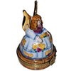 Enchanting Fairy with Blue Dress Porcelain Limoges myth French Trinket Box