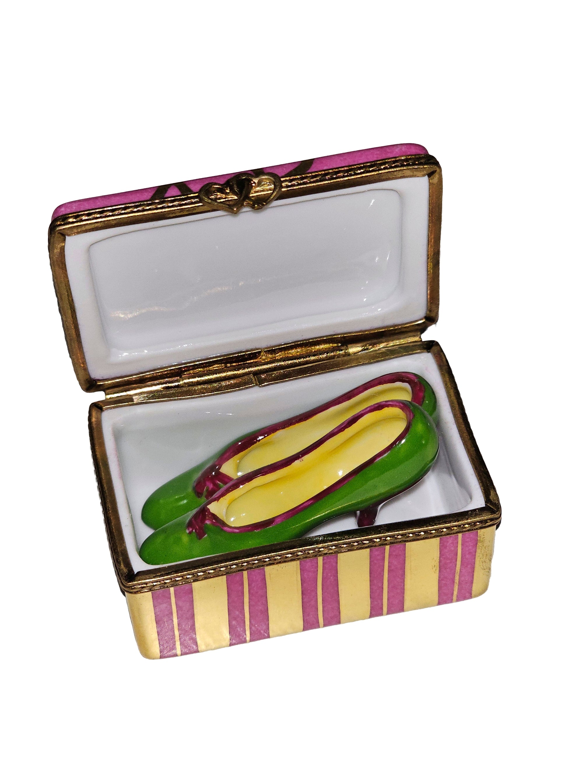 Parisian Style Limoges Box Porcelain Limoges Bag purse shoes fashion French Trinket Box