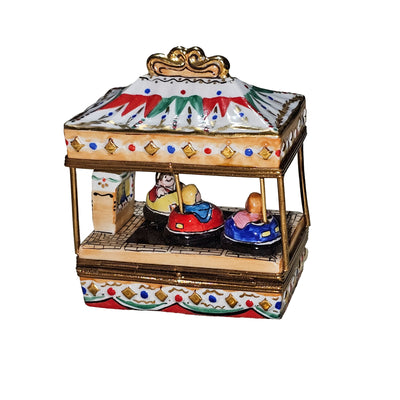 Carnival Ride Whimsical Limoges Box Porcelain Limoges Kids play games baby French Trinket Box