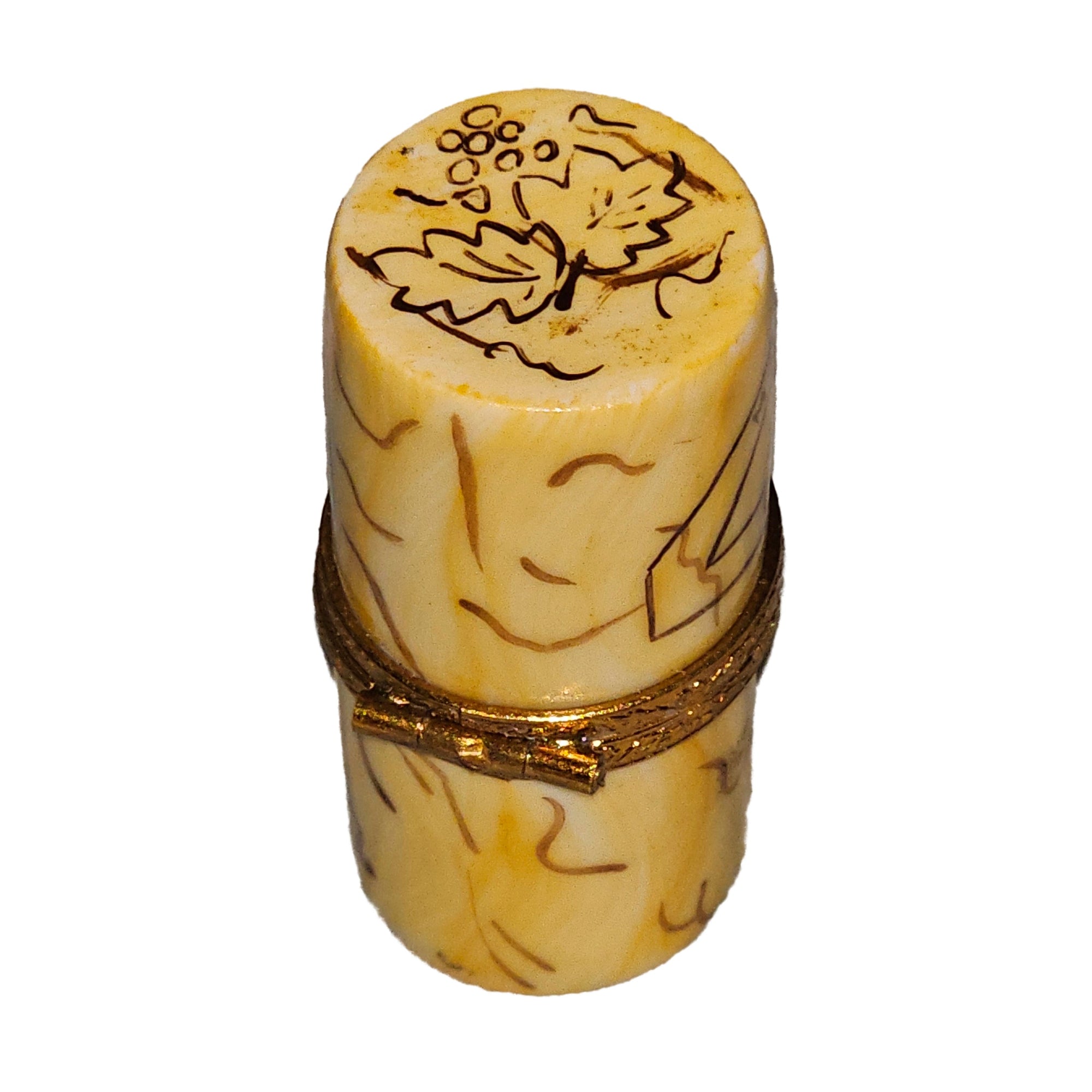 Corked Wine Delight Limoges Box Porcelain Limoges wine French Trinket Box