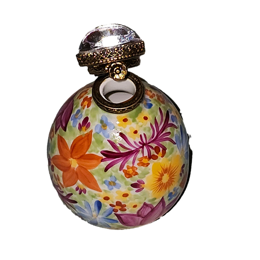 Dazzling Floral Elegance Box Porcelain Limoges traditional French Trinket Box