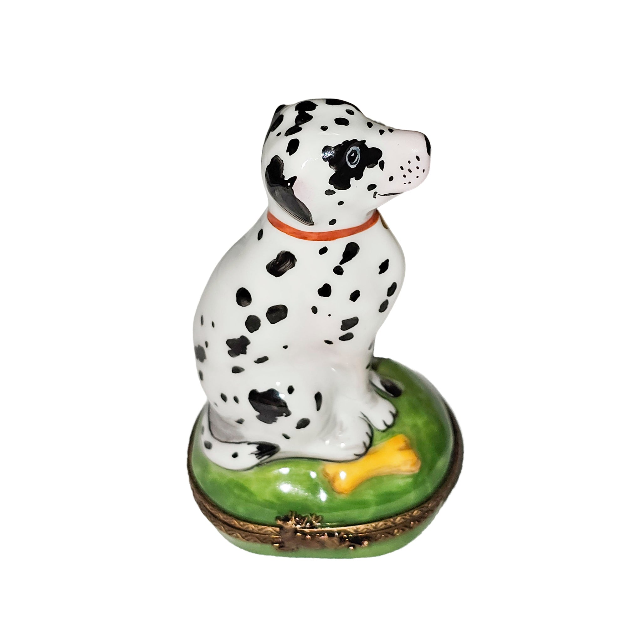 Dalmatian Dog Limoges Box Porcelain Limoges dog French Trinket Box