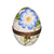 Beige Egg with Blue Flower