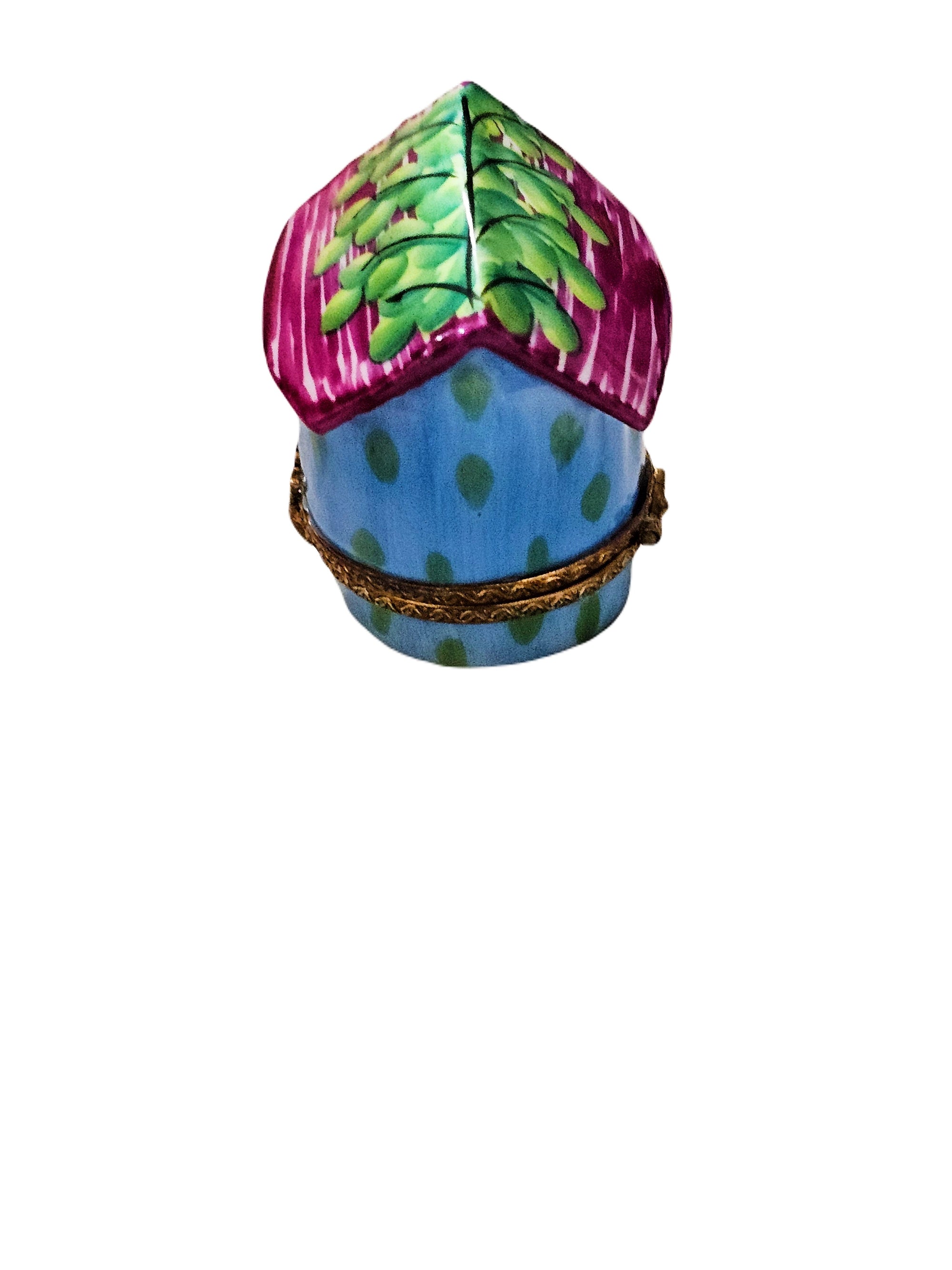 Charming Limoges Birdhouse Box Porcelain Limoges bird garden French Trinket Box