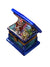Enchanting Blue Toy Treasure Box Porcelain Limoges xmas teddy French Trinket Box