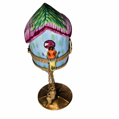Whimsical Birdhouse Limoges Box
