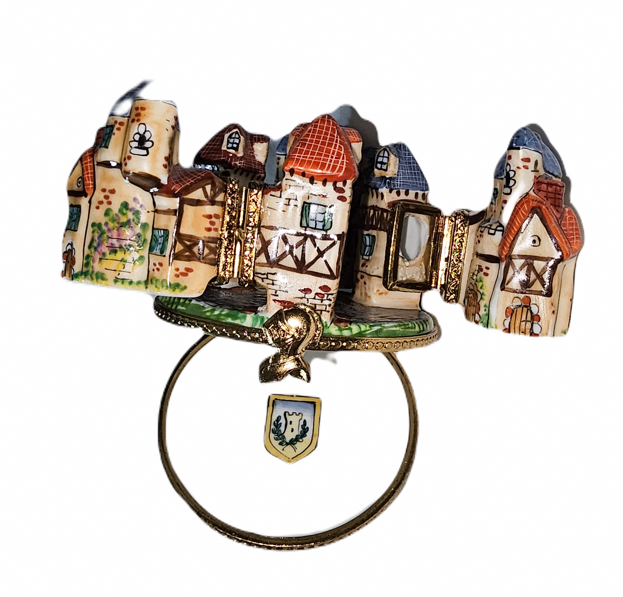 Medieval Village Charm Limoges Box Porcelain Limoges travel French Trinket Box