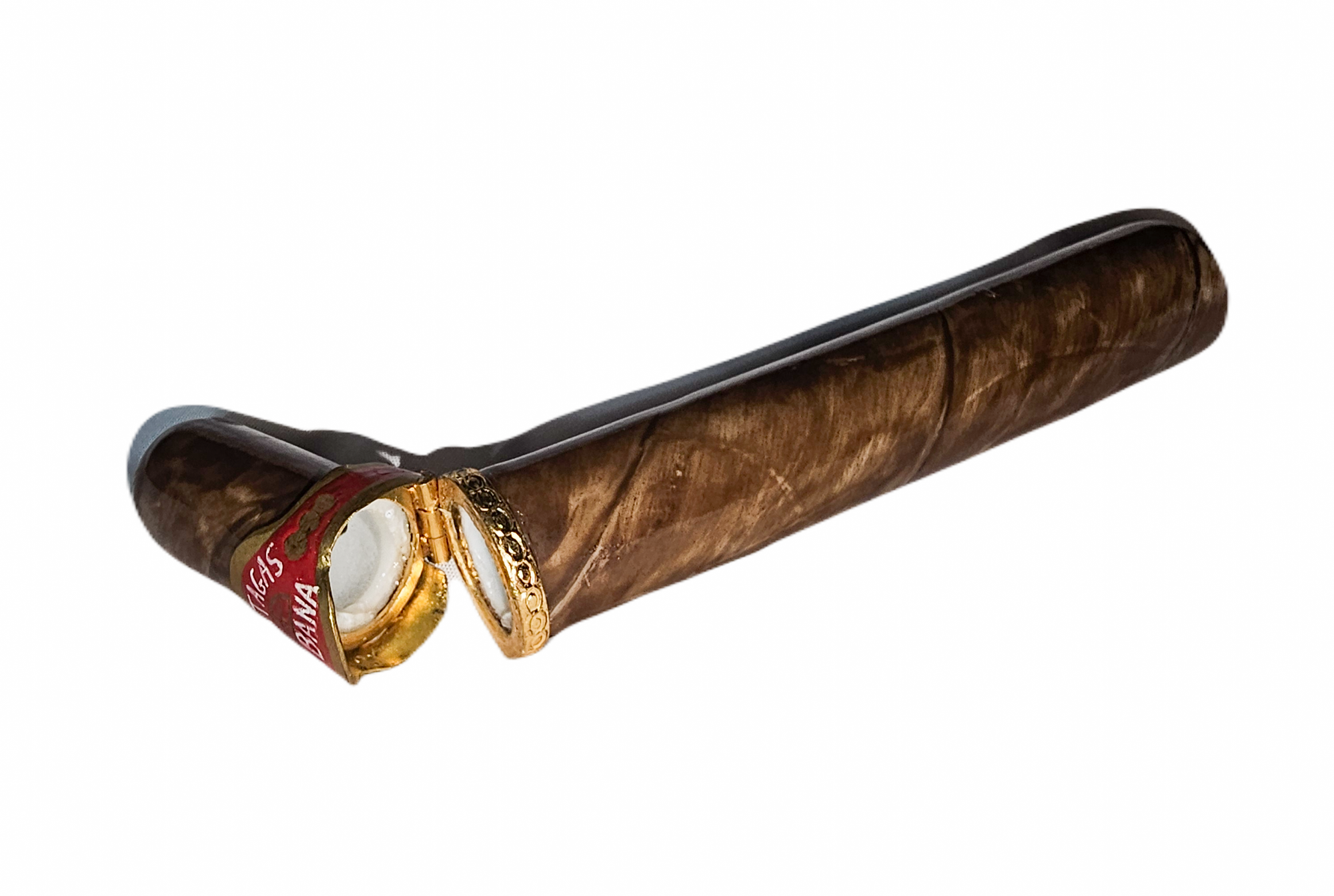 Limoges Cigar Box Elegance Porcelain Limoges men wine French Trinket Box