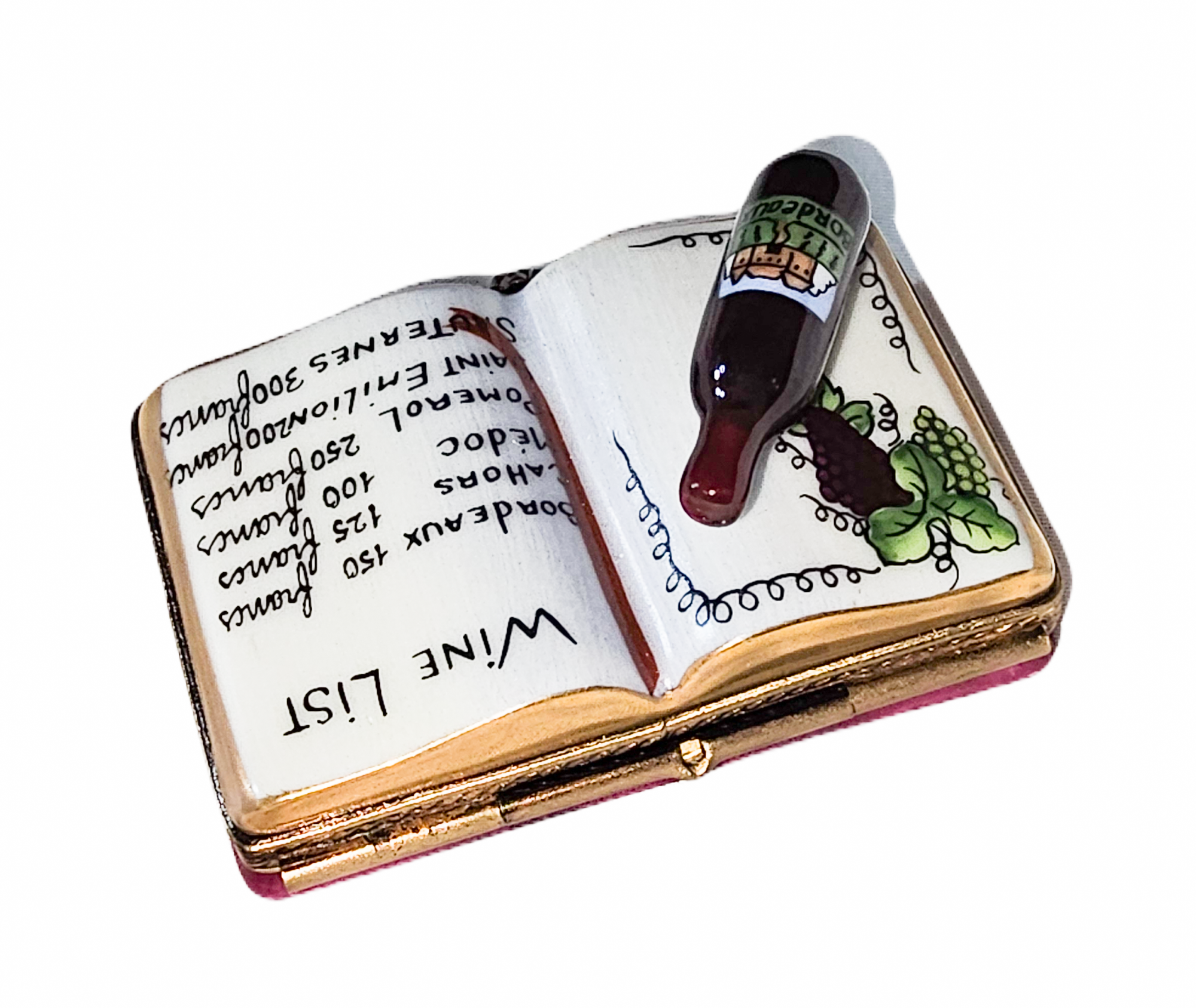 Graduation Cap on Book Limoges Box Porcelain Limoges Graduation professional French Trinket Box