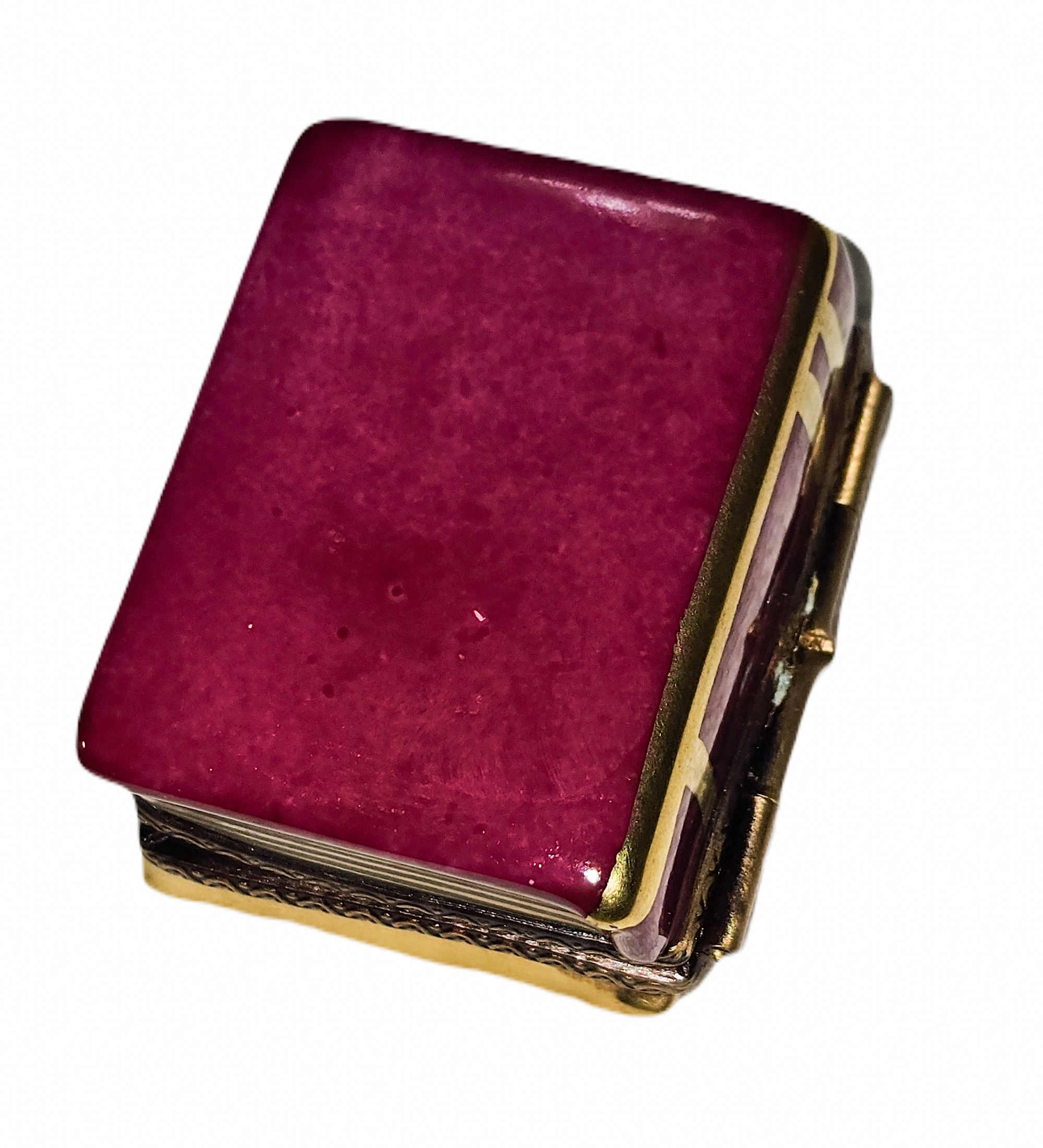 Cherub Romance Limoges Box Porcelain Limoges book French Trinket Box