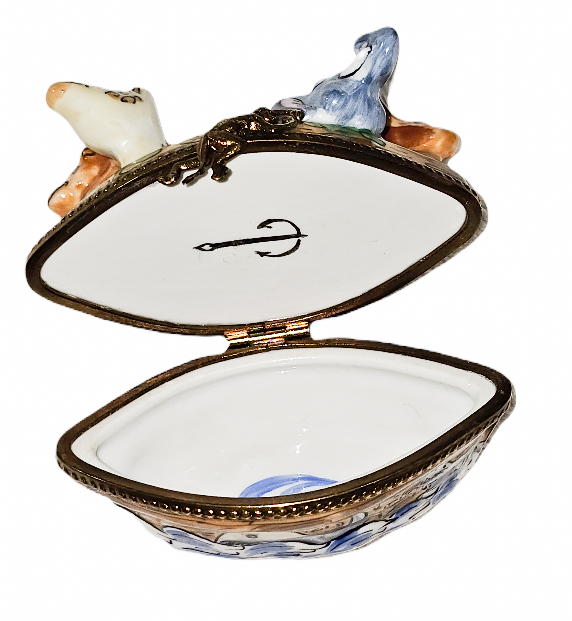 Noah's Ark Animal Limoges Box Porcelain Limoges Religious religion spiritual myth French Trinket Box