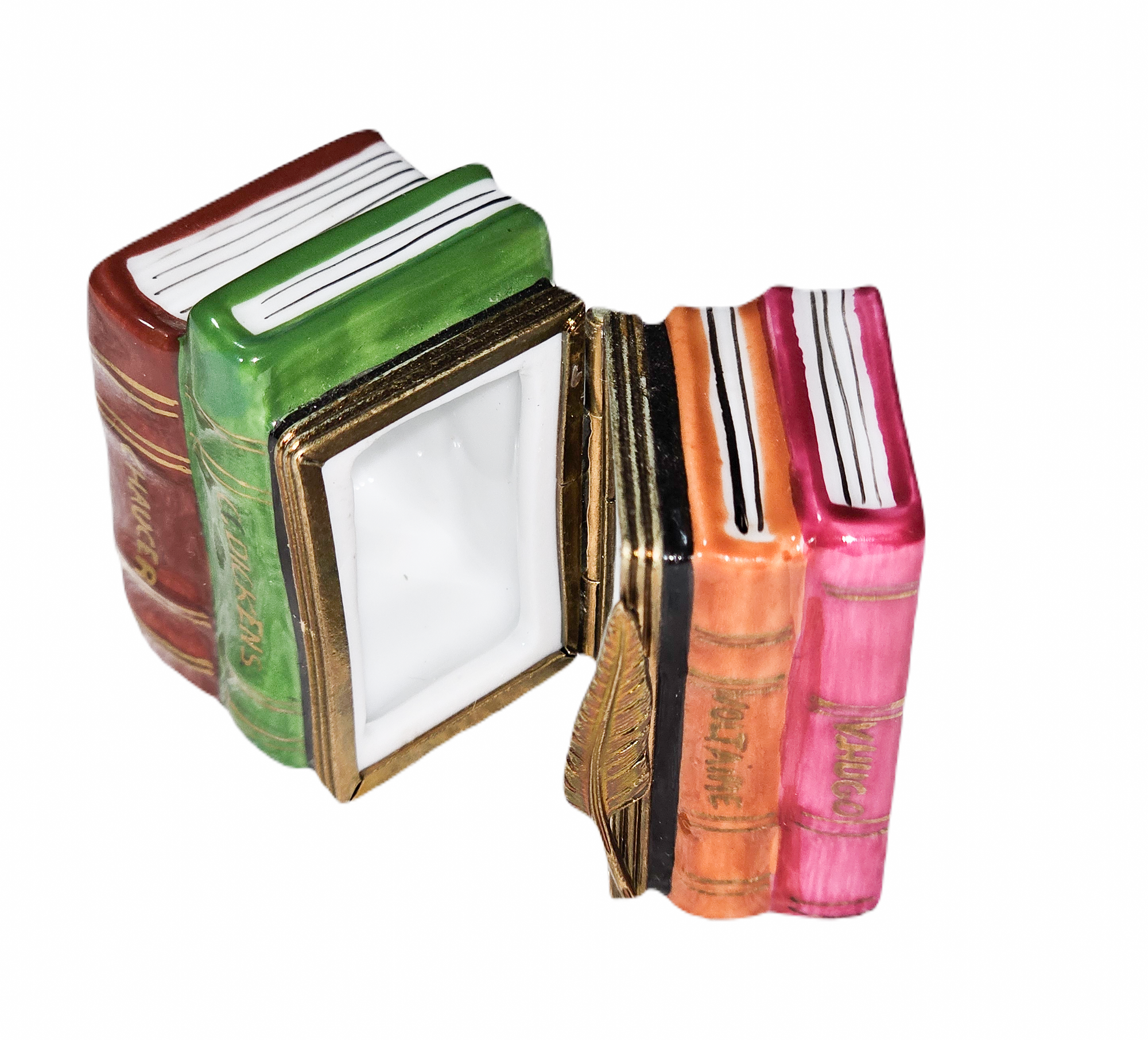 Literary Elegance Limoges Box Porcelain Limoges Book French Trinket Box