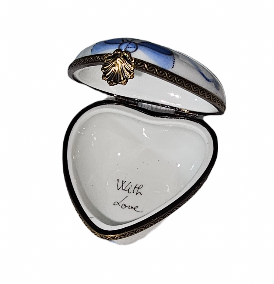 Cherished Heartfelt Limoges Box Porcelain Limoges Heart anniversary love birthday French Trinket Box